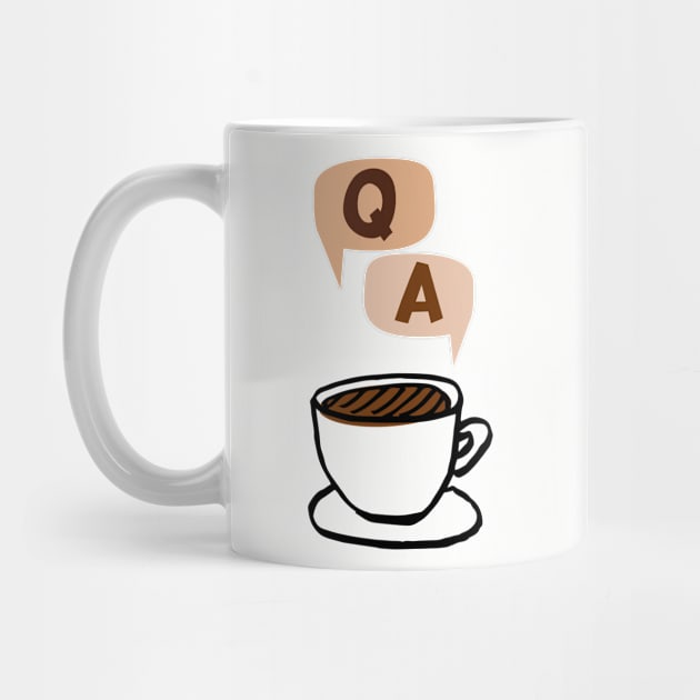 Coffee. The Question and The Answer. Hand Drawn Cup of Joe by SwagOMart